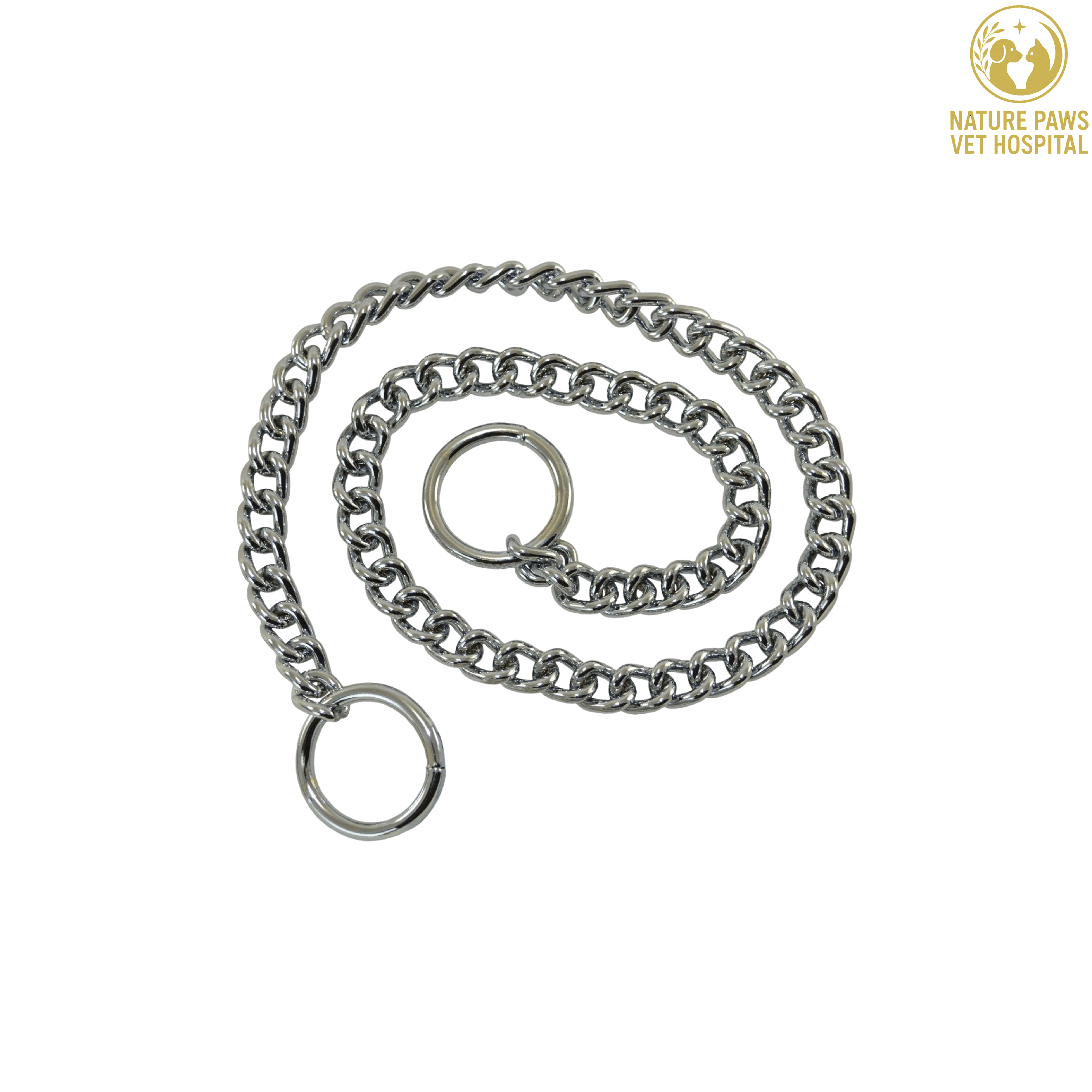 Dog Silver Choke Chain