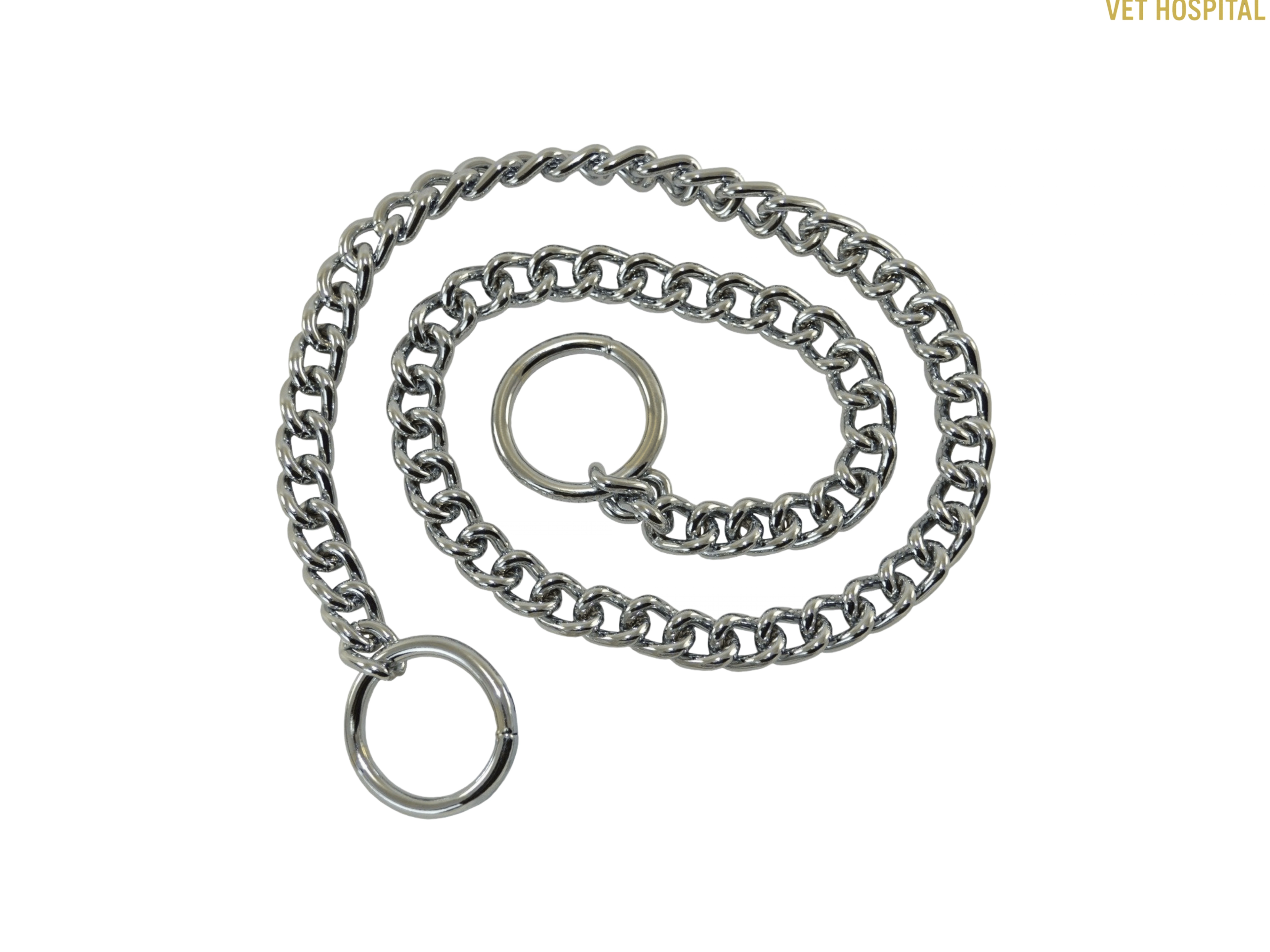 Dog Silver Choke Chain
