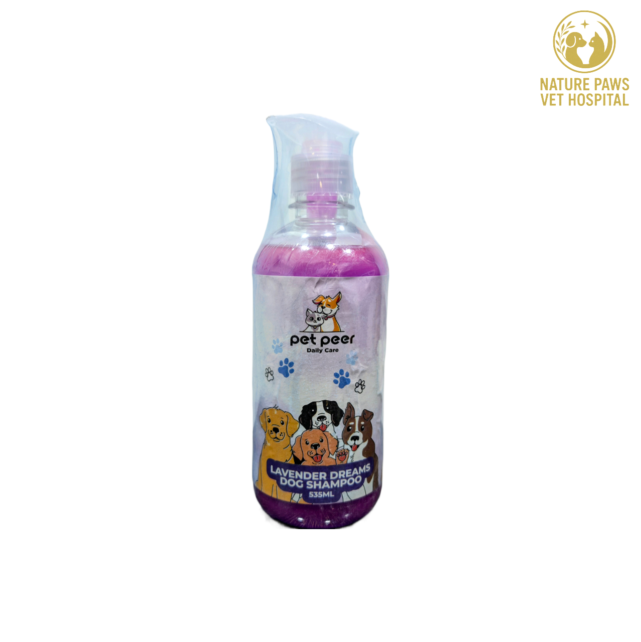 Pet peer Dog Shampoo (Lavender) - 535ml - Image 1