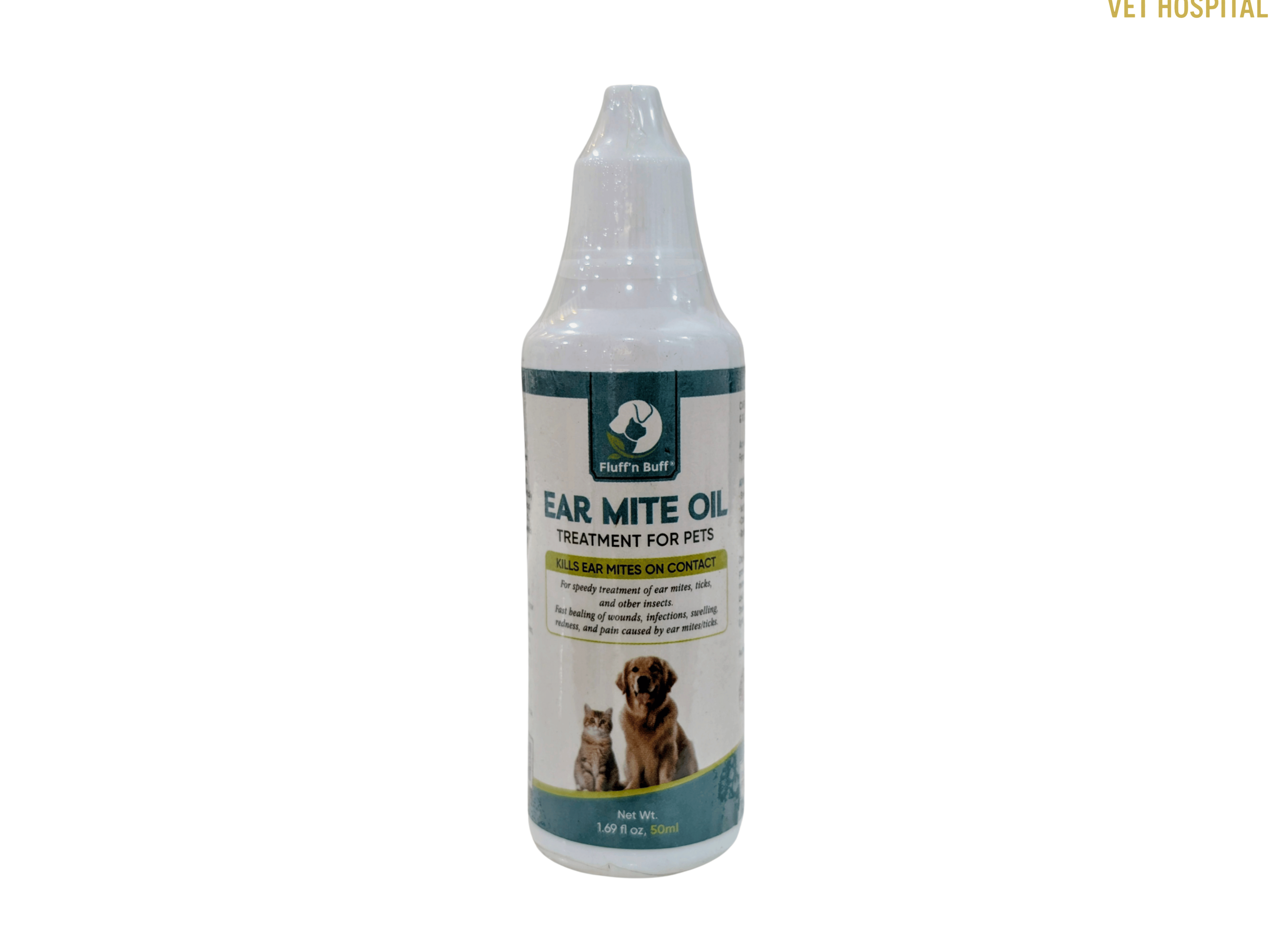 Fluff'n Buff Ear Mite Oil - 50ml