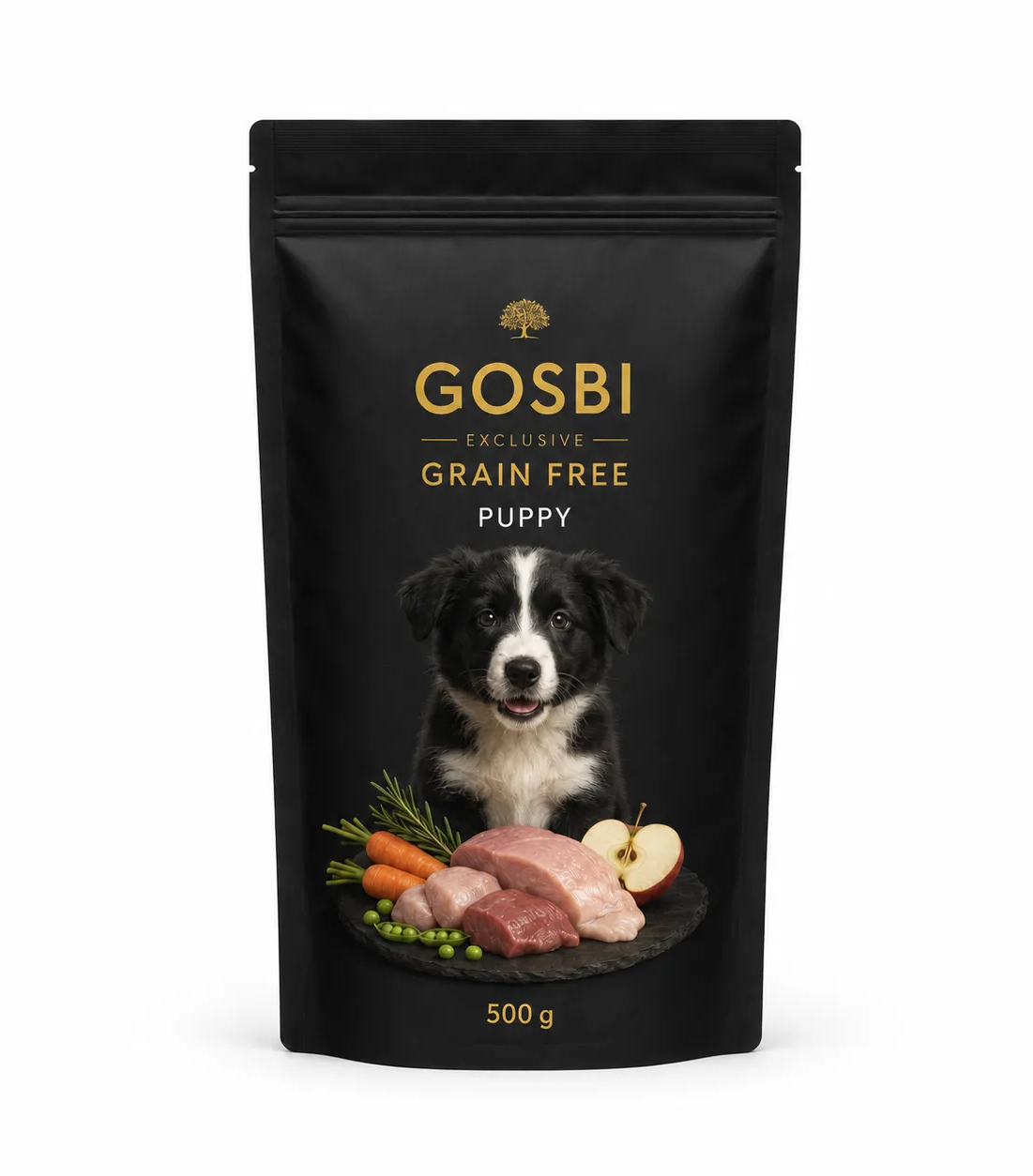 GOSBI EXCLUSIVE GRAIN FREE PUPPY 500g - Image 1