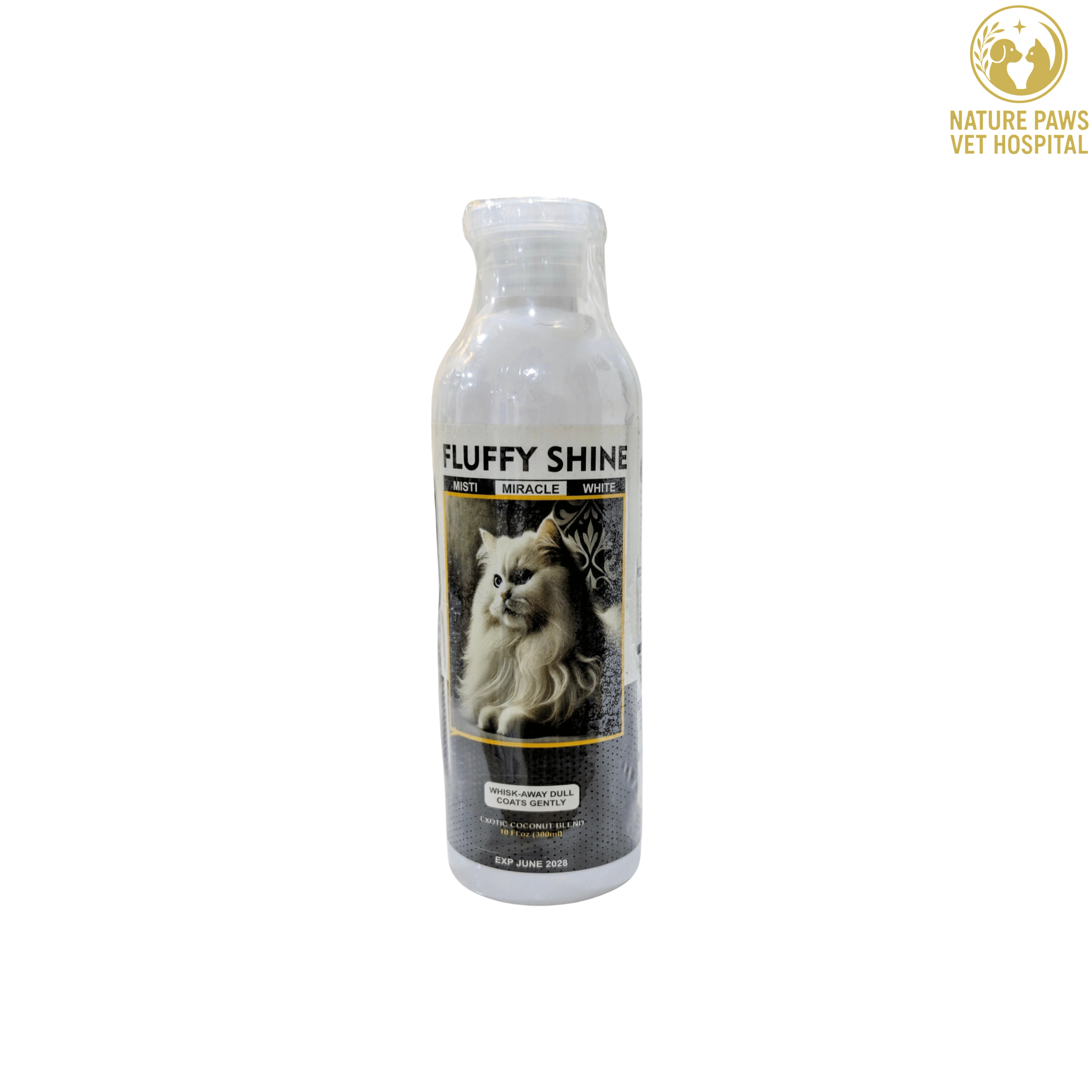 Fluffy Shine Cat Shampoo - 300ml - Image 1