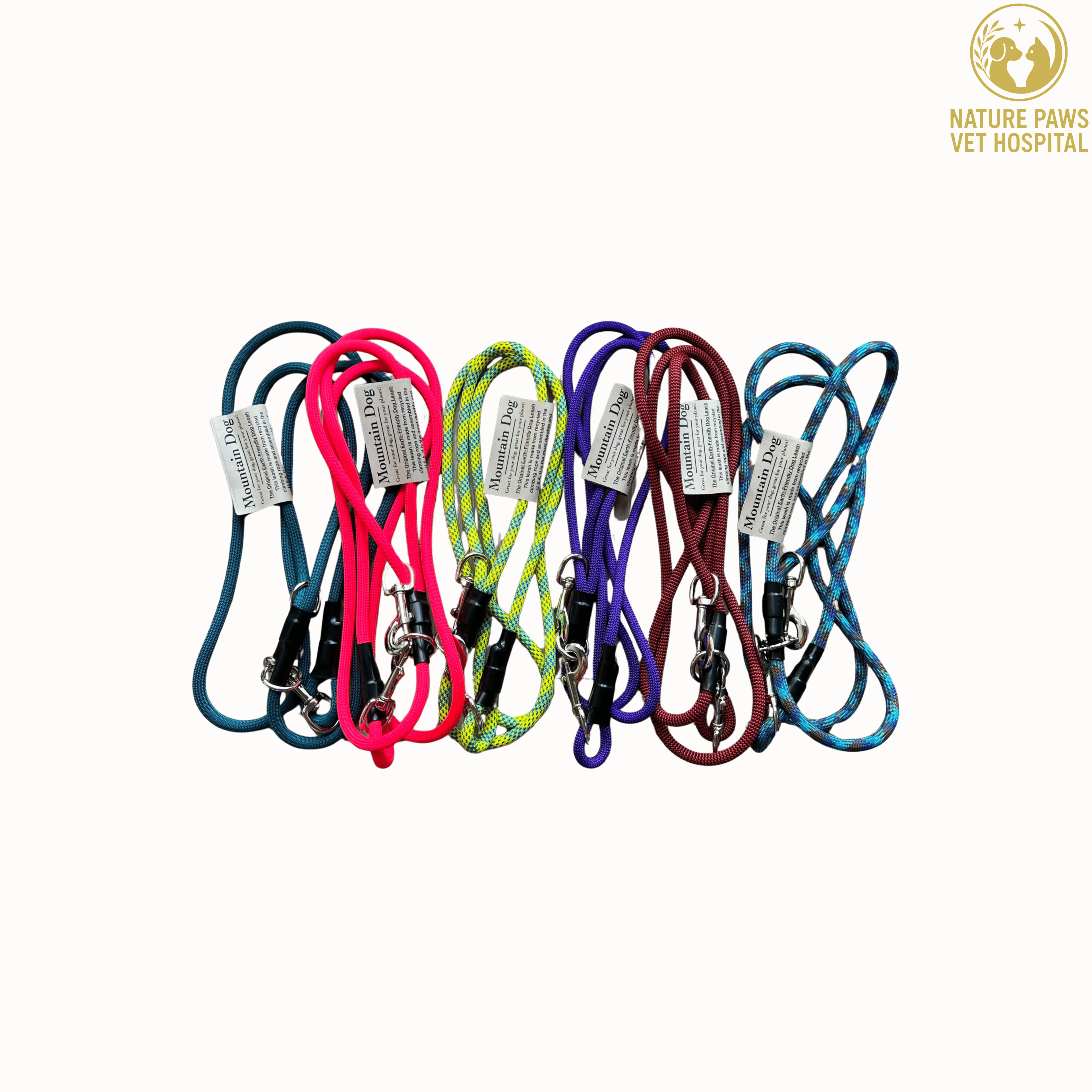 Dog Colourful Weave Leash Rope  thumbnail 2