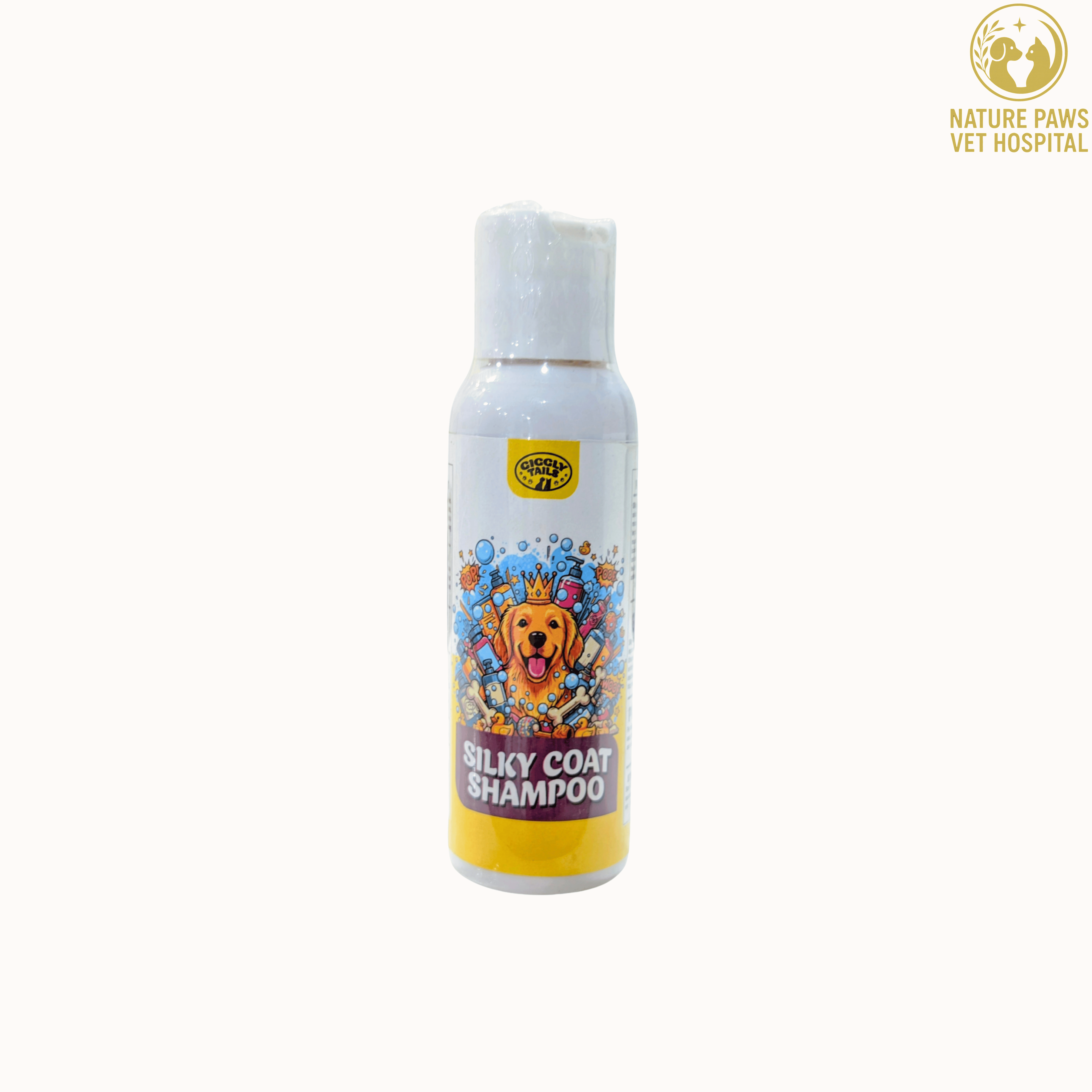 Giggly Tails Silky Coat Dog Shampoo - 100ml
