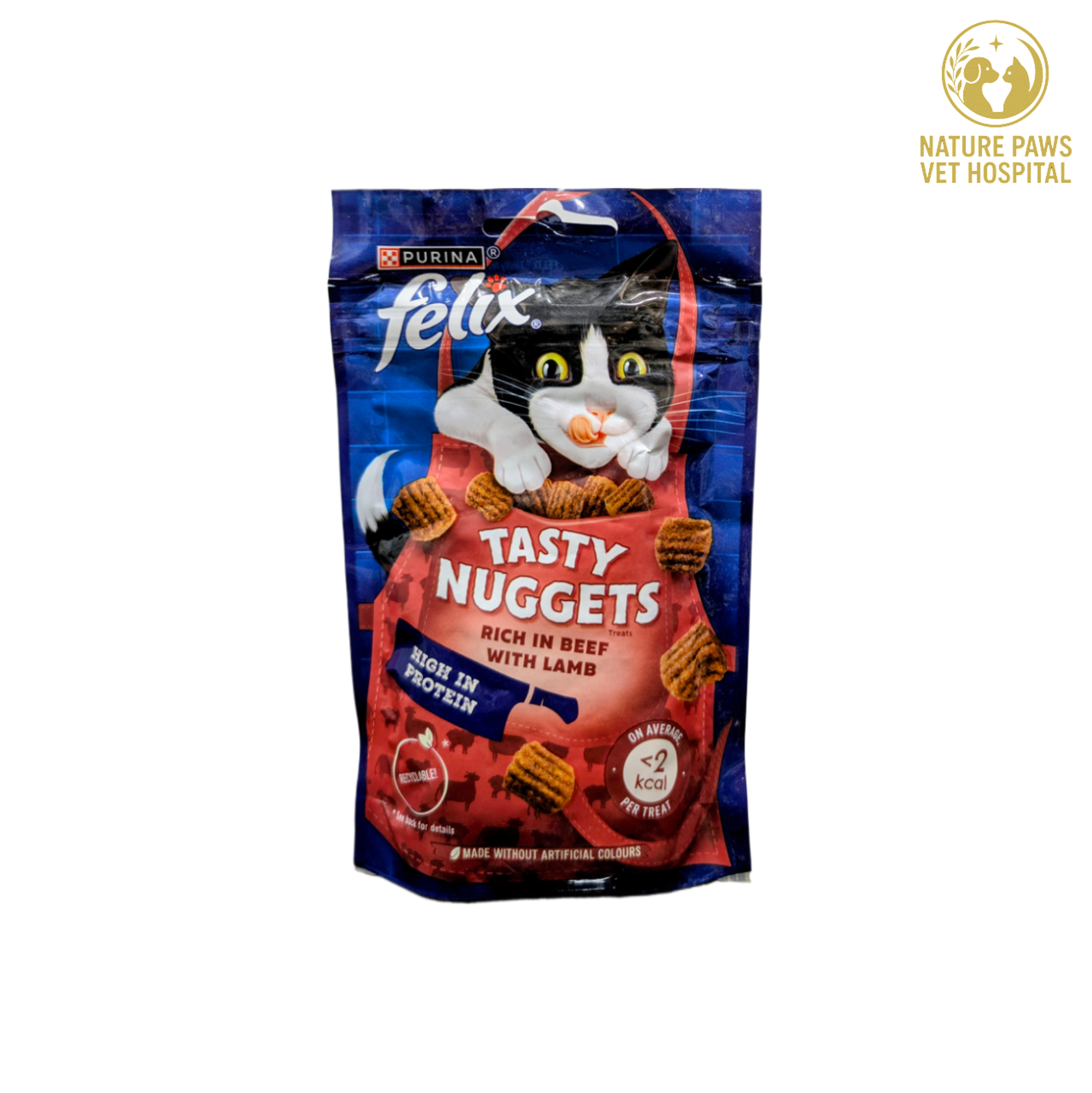 Felix Tasty Nuggets - Beef With Lamb - 50g - Image 1