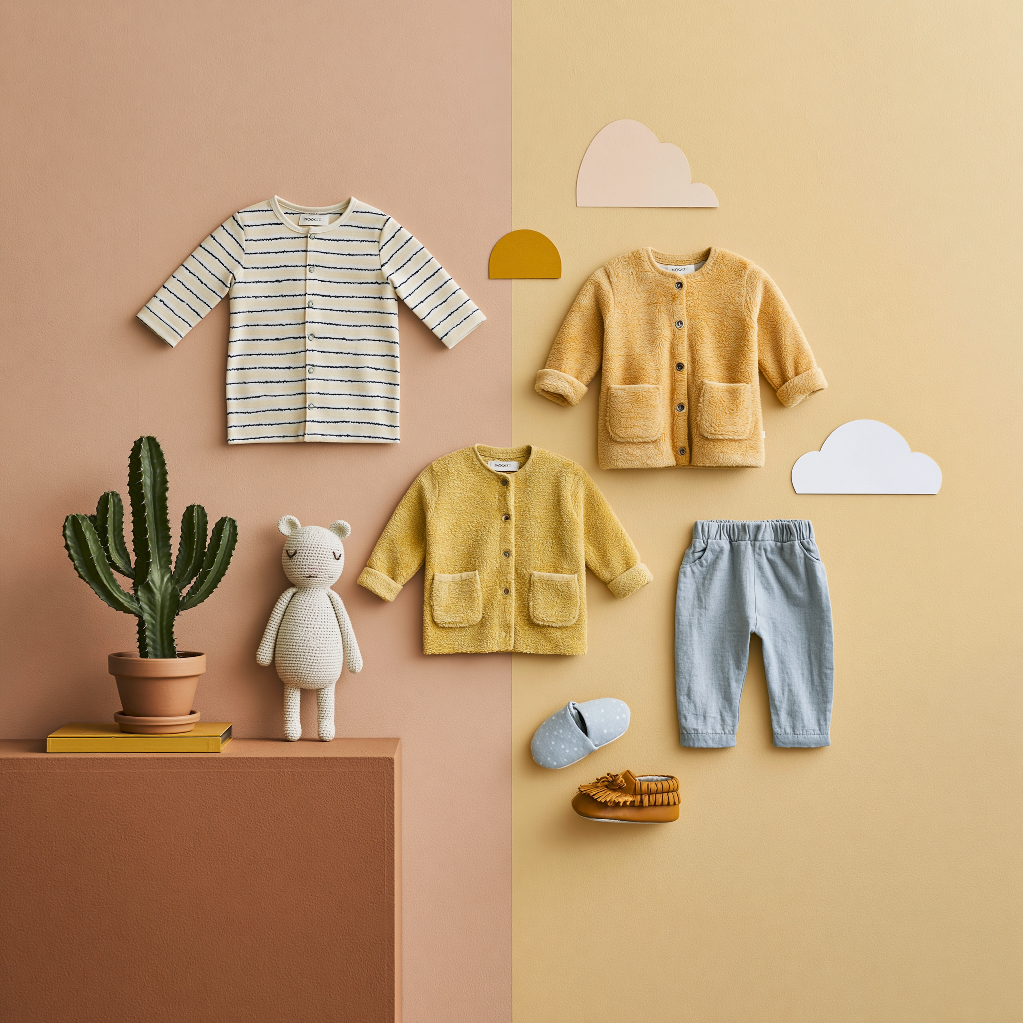 Moodboard de la colección de bebé
