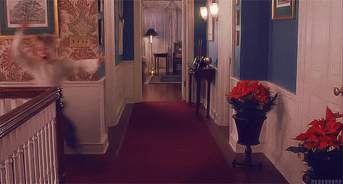 home alone kevin macauly running crazy