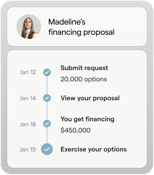 Financing card