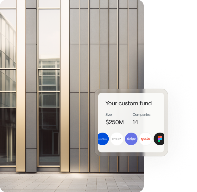 Building & sample fund parameters