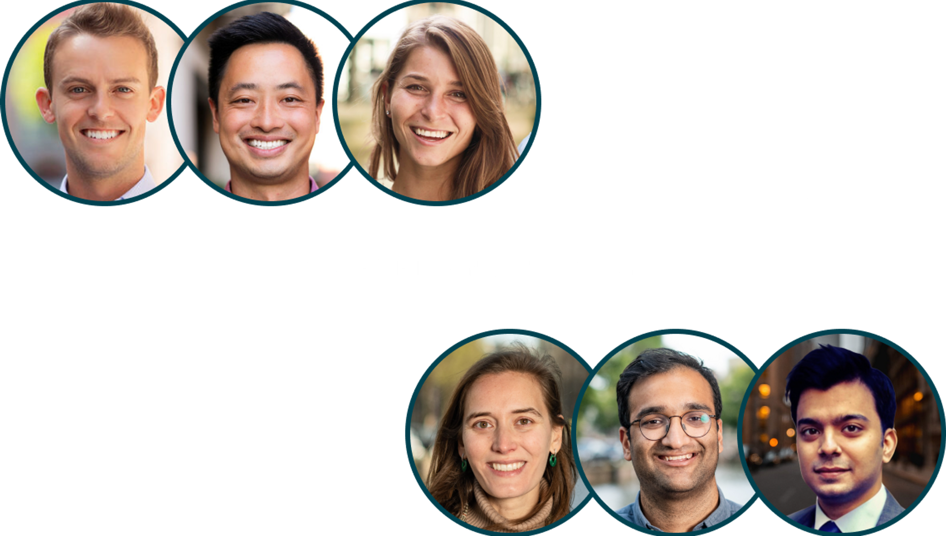 Pictures of 6 financing team members