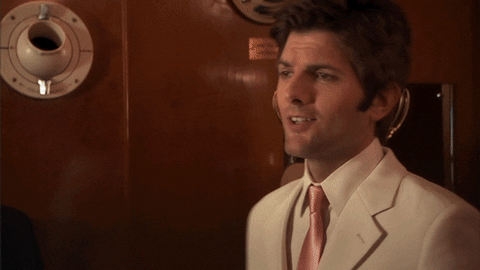 Party Down Adam Scott saying are we having fun yet