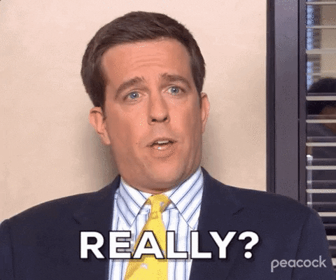 the office saying really gif