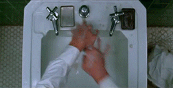 Washing hands