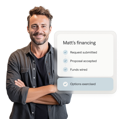 Graphics for Option Exercise Financing