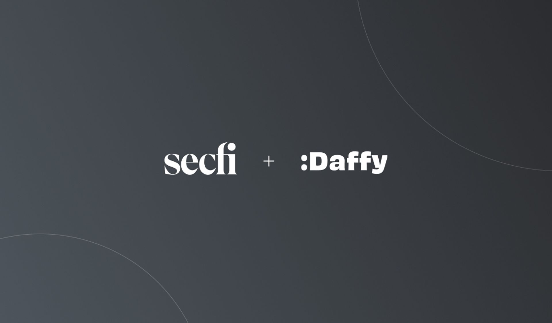 Secfi and Daffy logos to announce our partnership