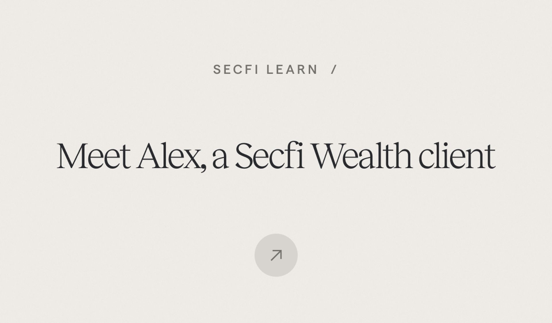 Alex a Secfi Wealth client talks about why she wanted financial advice before her startup goes public