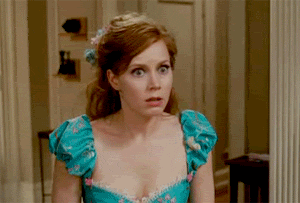 Amy Adams excited in enchanted