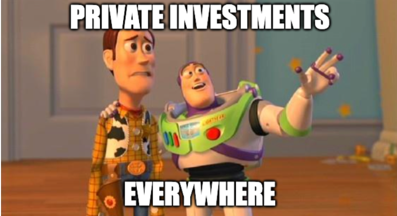 private investments everywhere meme