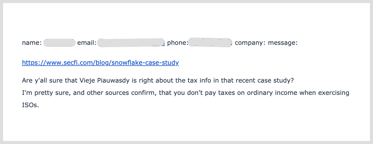 Stock option tax question