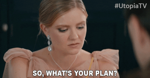 Utopia girl saying what's your plan