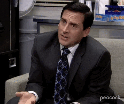 Michael Scott from The Office saying I don't need your help