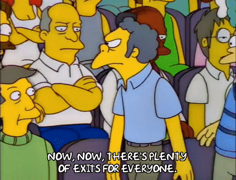 Flanders saying there's plenty of exits for everyone