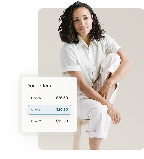 startup employee posing