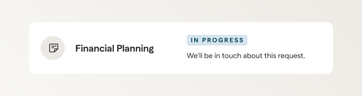 Secfi Wealth request process