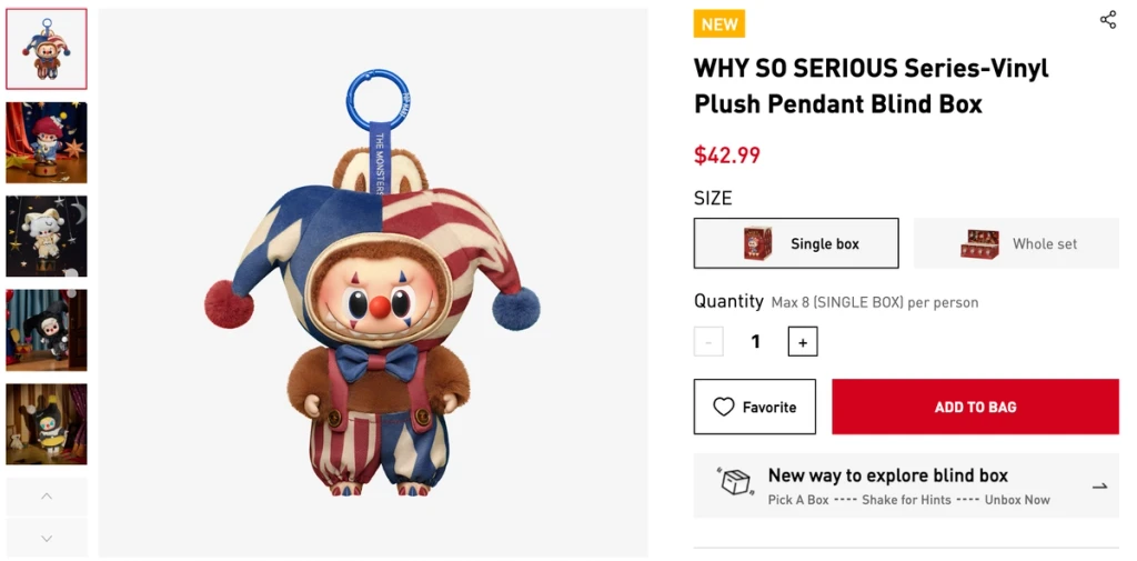 Official Price for WHY SO SERIOUS Single Box