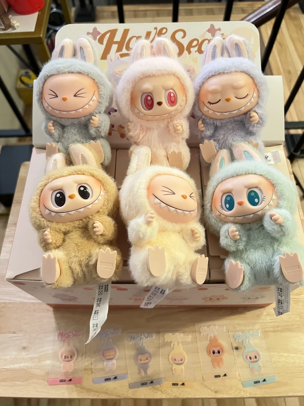 "They are fluffy and their fur is softer than I expected. Very cute!"