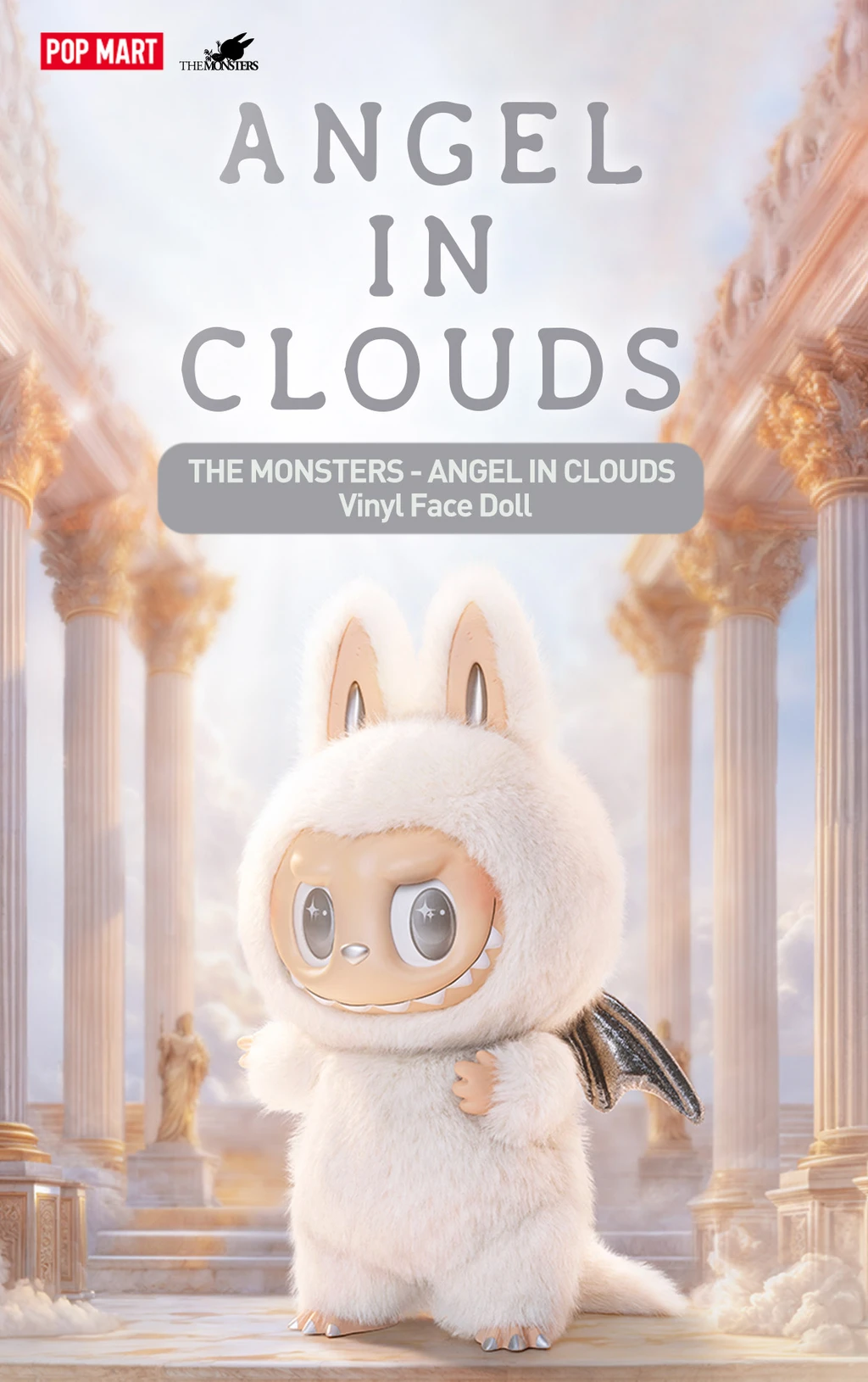THE MONSTERS - ANGEL IN CLOUDS Vinyl Face Doll