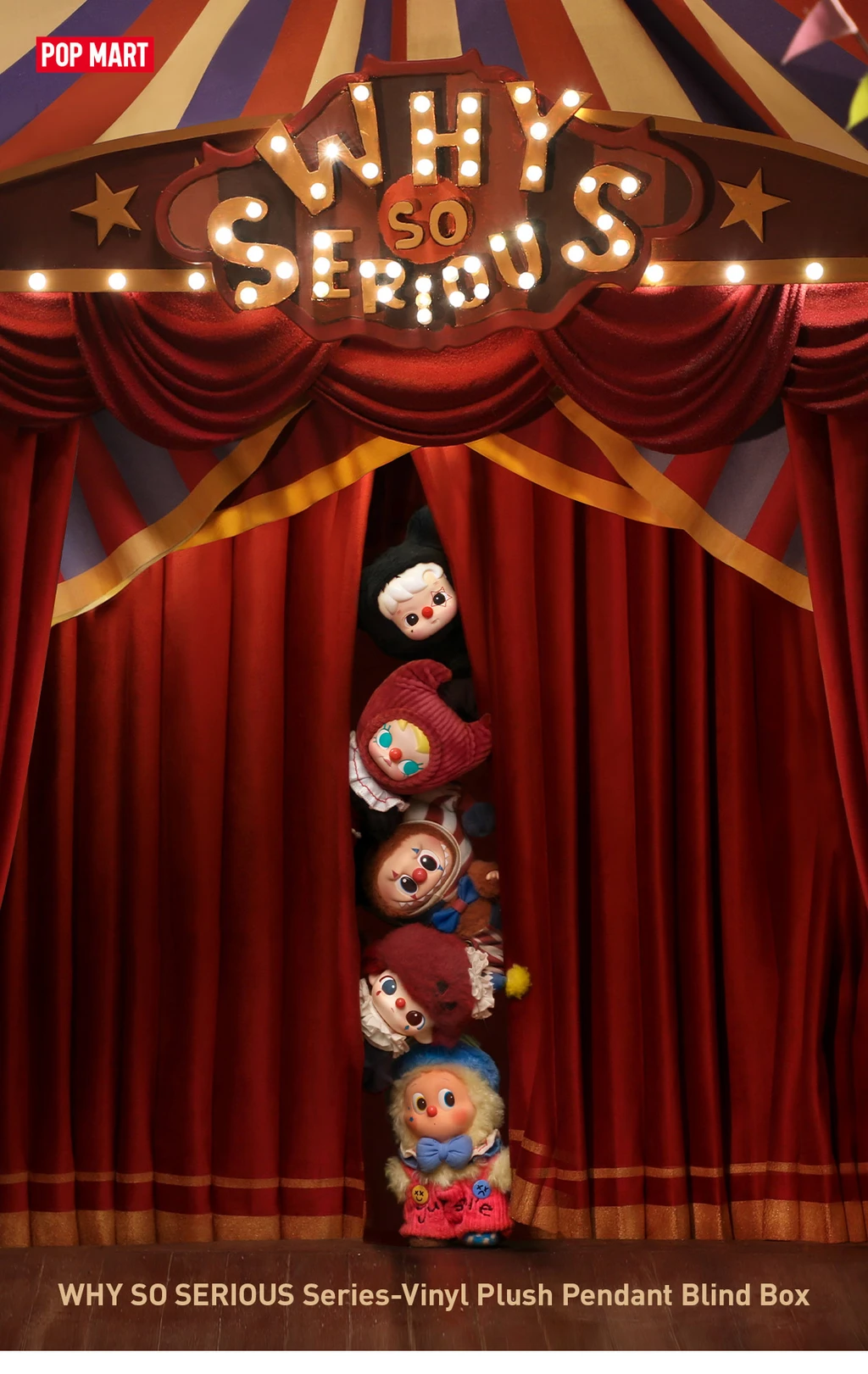 WHY SO SERIOUS Series-Vinyl Plush Pendant Blind Box