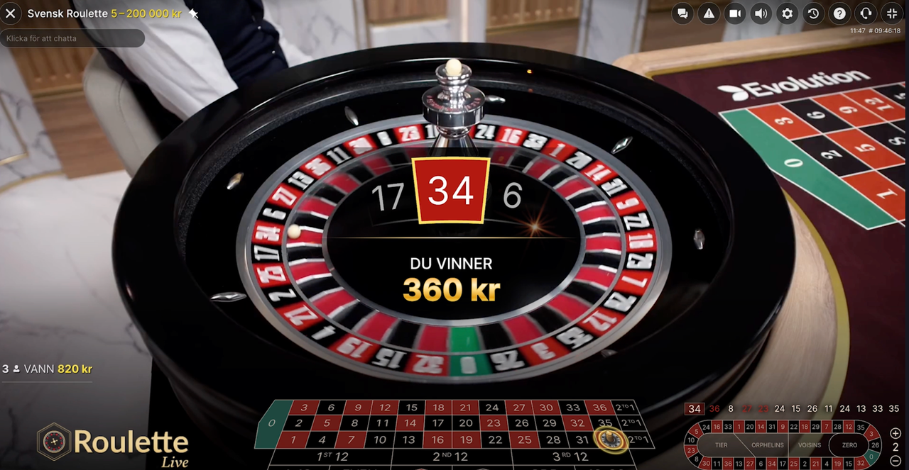 Copilot said: Svensk Roulette is based on the same rules as traditional European Roulette.