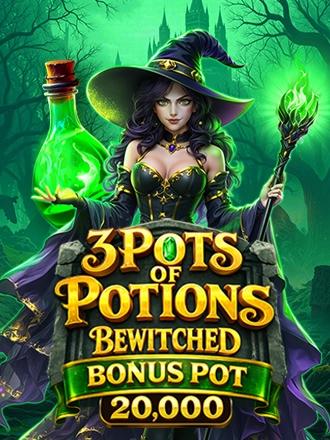 3 Pots of Potions Bewitched Bonus Pot 20,000