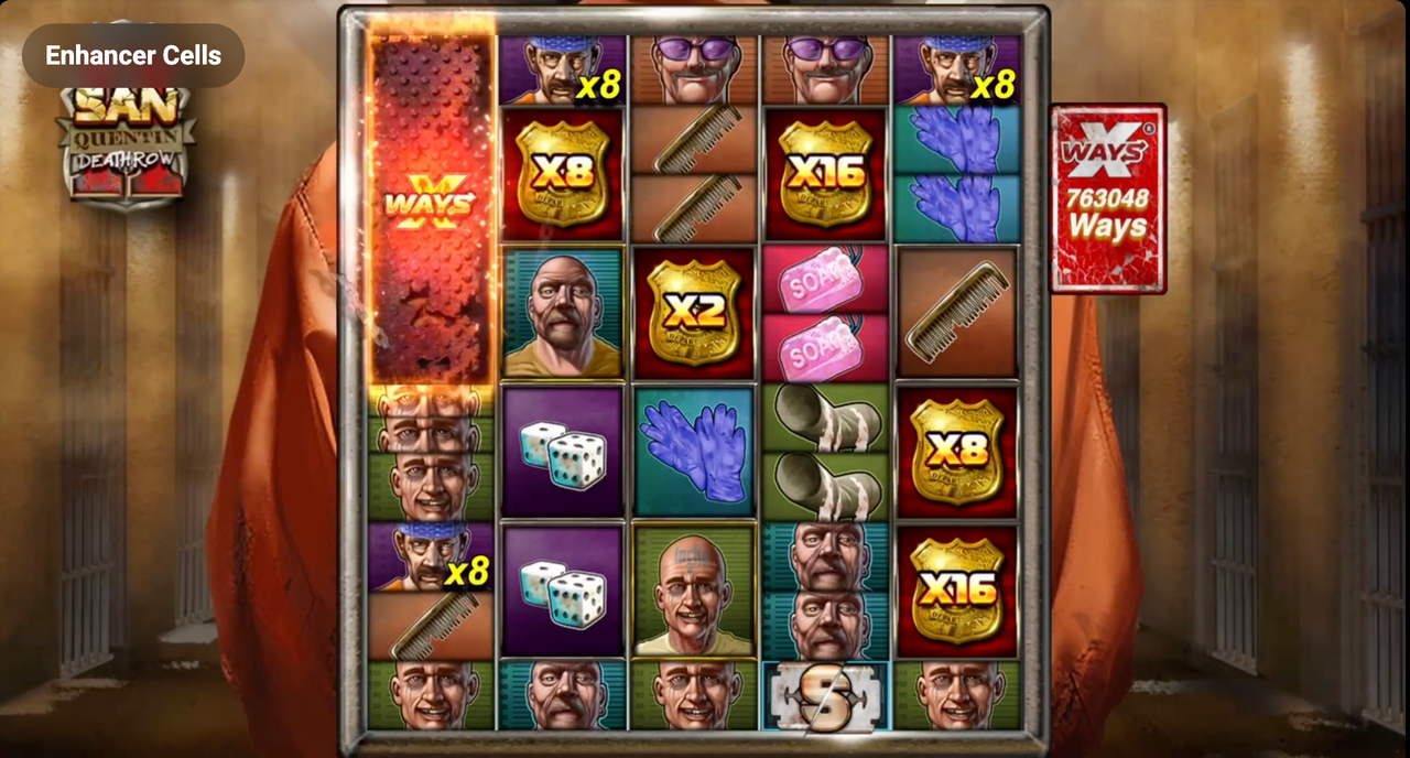 Enhancer Cells expands the number of winning ways while also adding multipliers to winning combinations.