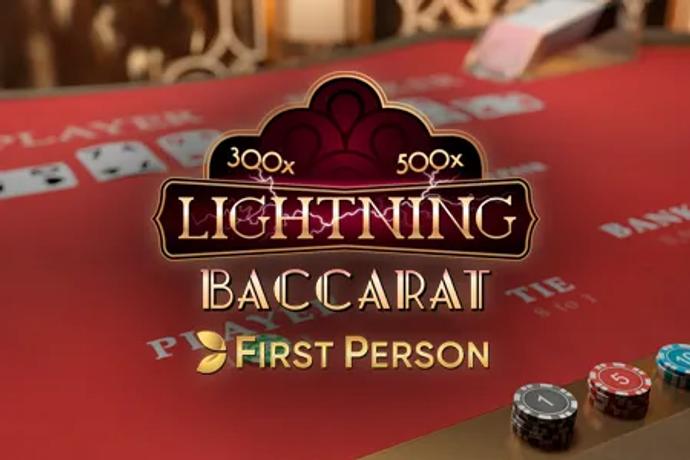 First Person Lightning Baccarat
