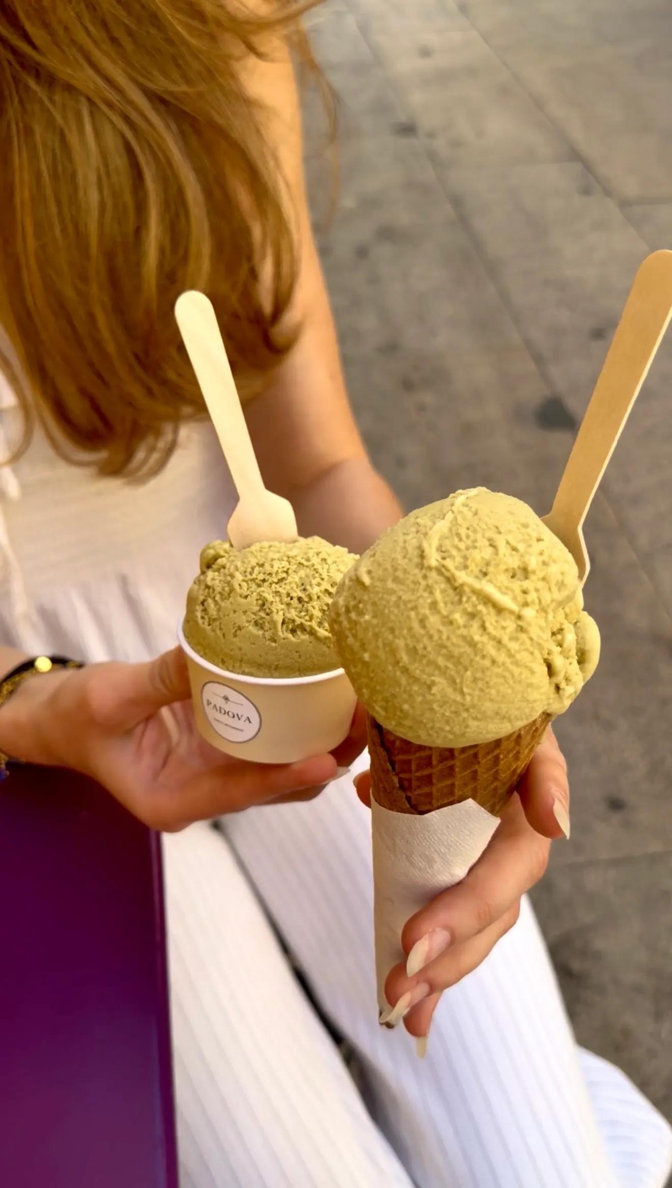 Padova, glacier artisanal dans l’Écusson à Montpellier