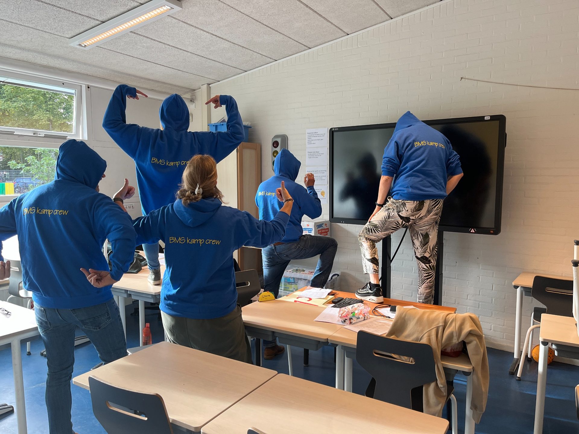 Teambuilding BMS kamp crew georganiseerd door Let's Go Events