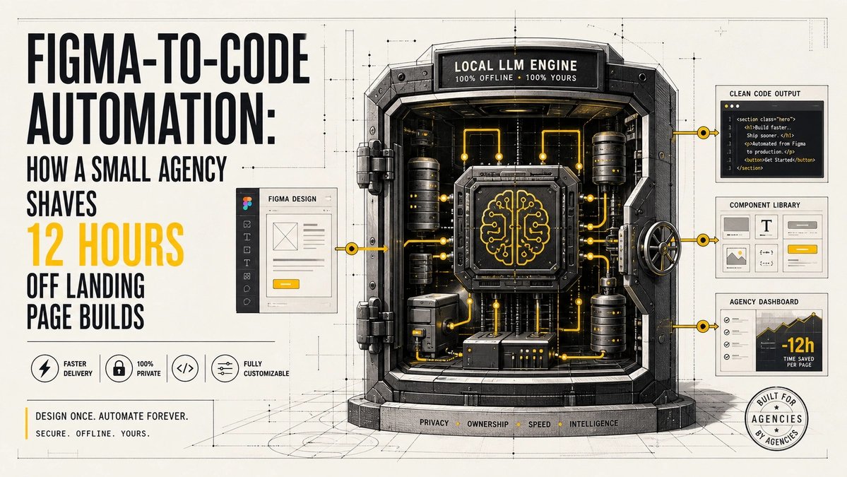 Figma-to-code automation: how a small agency shaves 12 hours off landing page builds Image