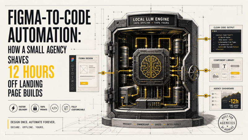 Figma-to-code automation: how a small agency shaves 12 hours off landing page builds