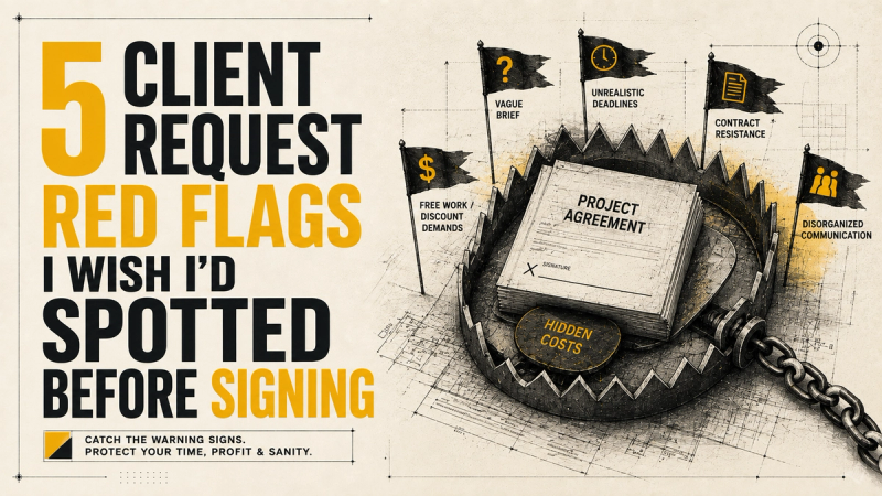 5 client request red flags I wish I'd spotted before signing