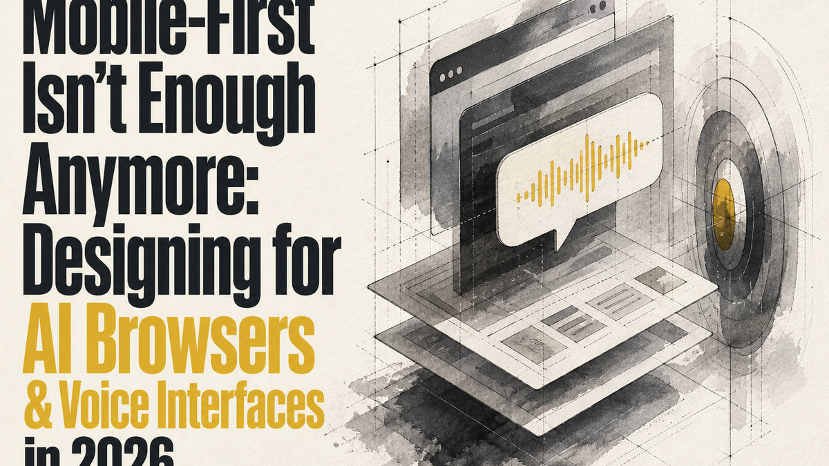 Rethinking UI/UX: Designing for AI Browsers in 2026