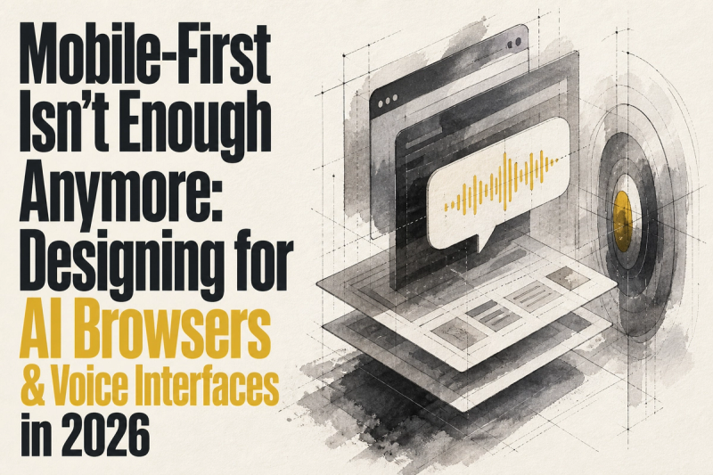 Rethinking UI/UX: Designing for AI Browsers in 2026