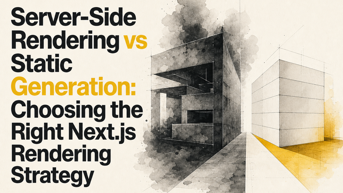 Why Choosing SSG Over SSR in Next.js Can Boost Website Performance