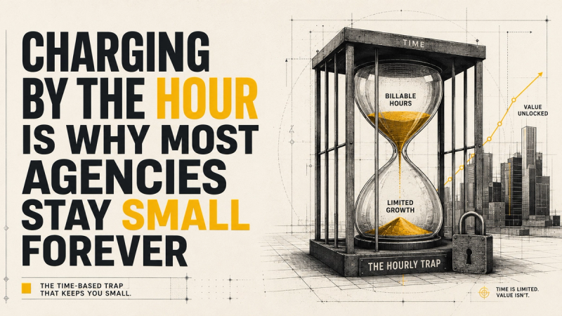 Charging by the hour is why most agencies stay small forever