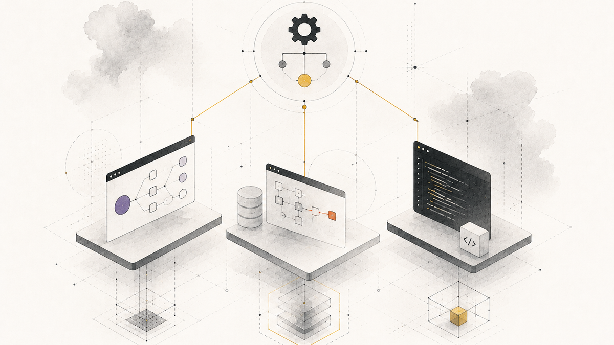 The small business automation stack: Make.com vs. n8n vs. custom code Image