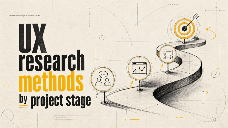 Which UX Research Methods to Use at Each Project Stage
