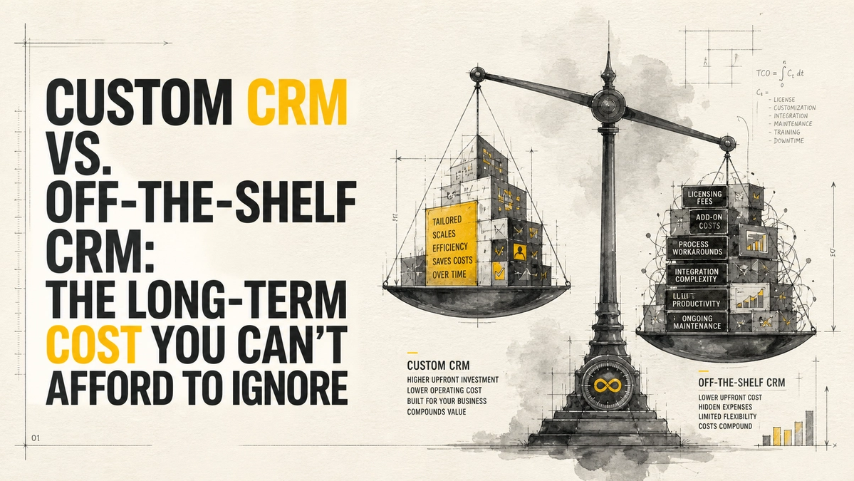 Long-Term Costs of Custom CRM vs Off-the-Shelf CRM: A Financial Perspective