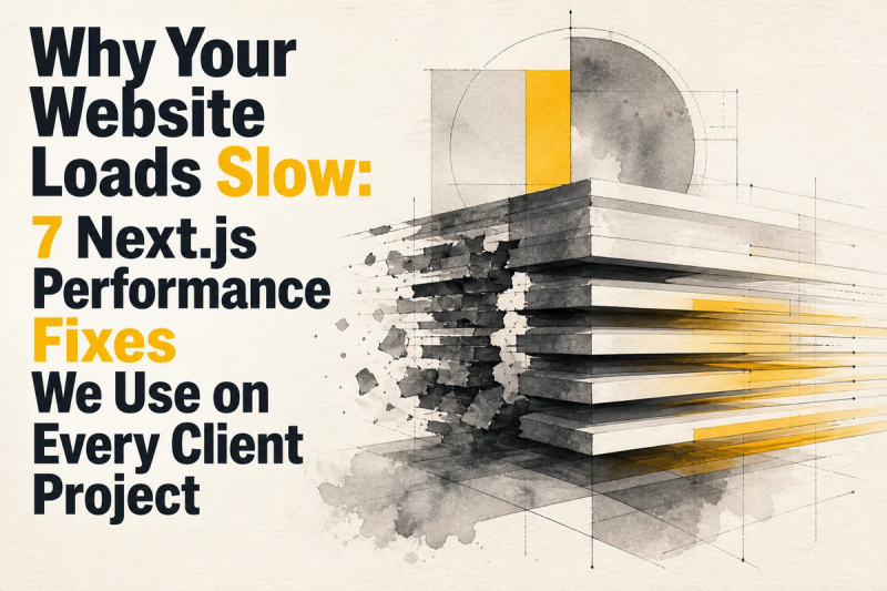 Boost Your Next.js Website Performance with Key Fixes