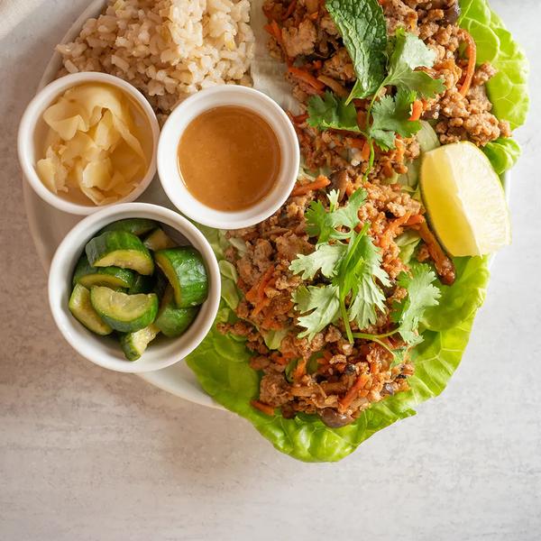 Thai Turkey Lettuce Cups